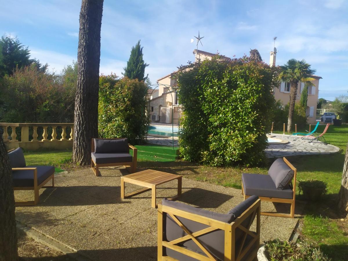 Villa les Palmiers - Aux Portes d'Alès Saint Julien Les Rosiers Esterno foto